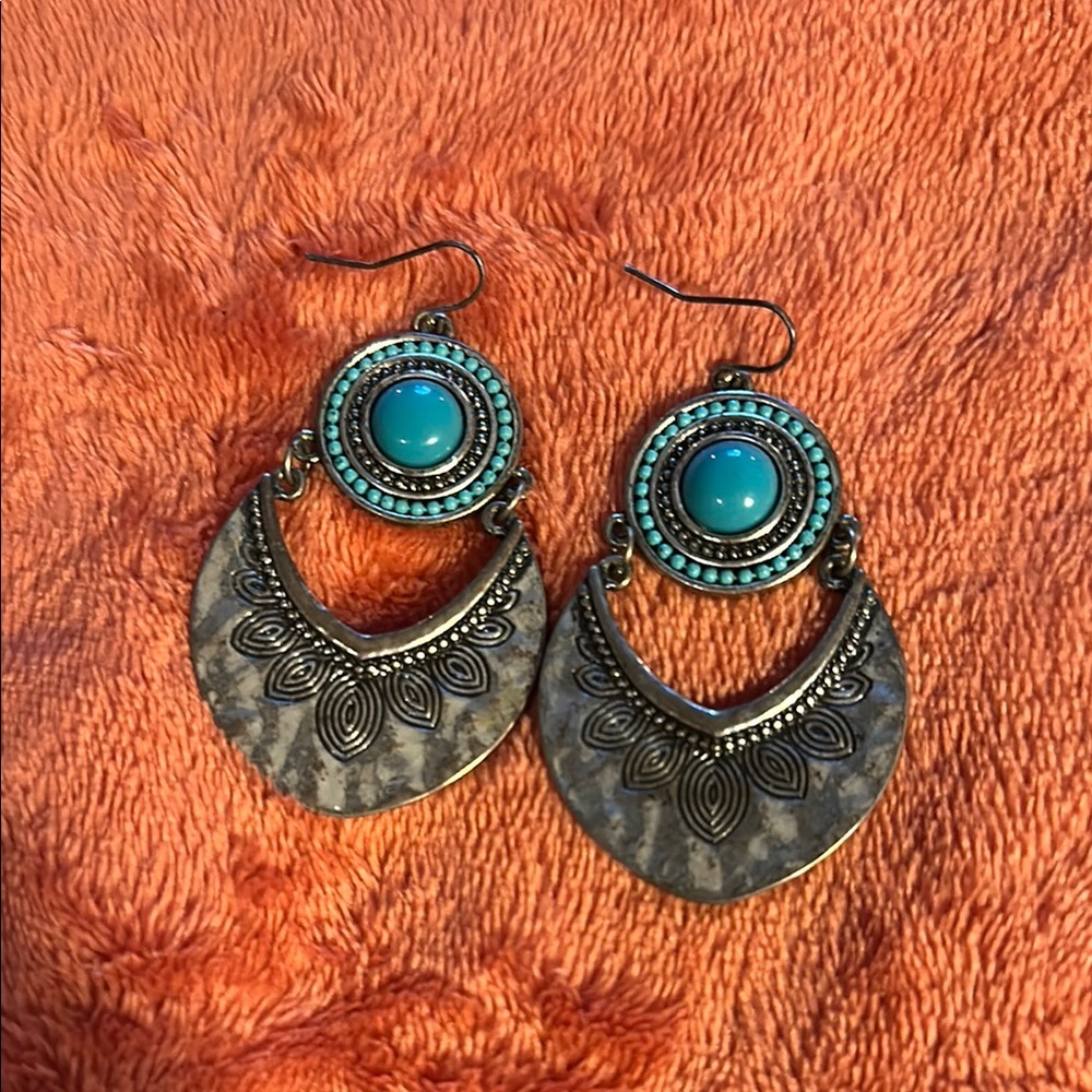 Faux Turquoise earrings